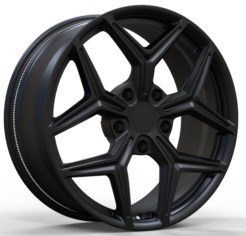 AWZ2 for Rivian R1T/R1S 20x8.5 Inch +45 Offset Forged Wheels Satin Black