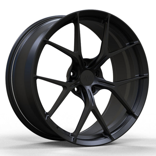 AWZZ for Tesla Model 3/Y 20x9.0 Inch +34 Offset Forged Wheels Satin Black