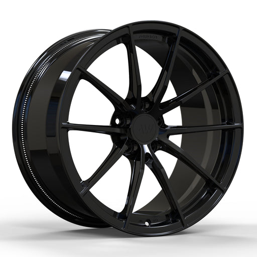 AWX for Tesla Model 3/Y 18x8.5 Inch +35 Offset Forged Wheels Gloss Black