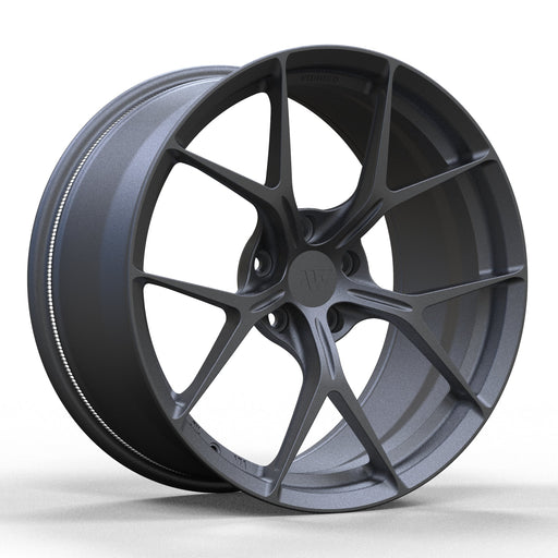 AWZZ for Tesla Model 3/Y 20x9.5 Inch +35 Offset Forged Wheels Satin Gunmetal
