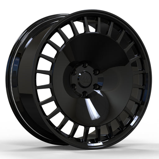 AWDX for Cadillac Escalade and Chevrolet Tahoe 24x10 Inch +18 Offset Forged Wheels Gloss Black