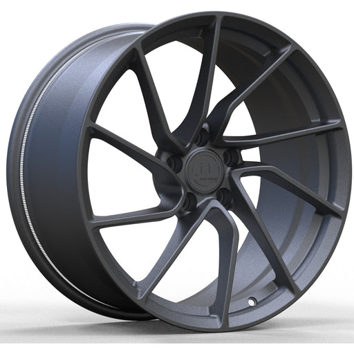 AW17 for Tesla Model 3/Y 18x8.5 Inch +35 Offset Forged Wheels Satin Gunmetal