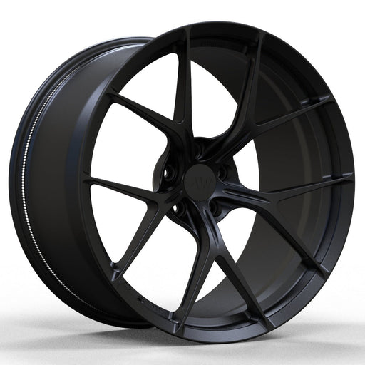 AWZZ for BMW M5/M8 20x10.5 Inch +22 Offset Forged Wheels Satin Black