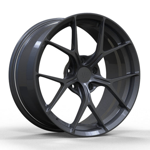 AWZZ for Tesla Model 3/Y 19x9.5 Inch +35 Offset Forged Wheels Gunmetal