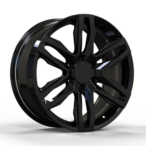 AW10 for Tesla Cybertruck 20x9 Inch +55 Offset Forged Wheels Gloss Black
