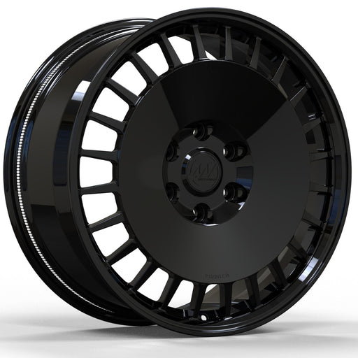 AWDX for Tesla Cybertruck 22x9.5 Inch +45 Offset Forged Wheels Gloss Black