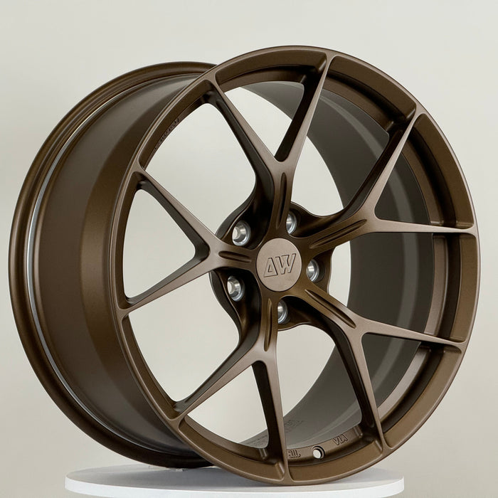 AWZZ Satin Bronze forged wheel for Tesla Model 3 and Model Y
