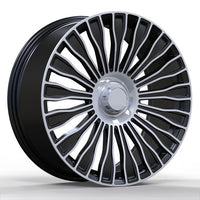 AW45 for Mercedes C/E/S-class 20x8.5 Inch +38 Offset Flow Form Wheels Gloss Black Machine Face | Outlet