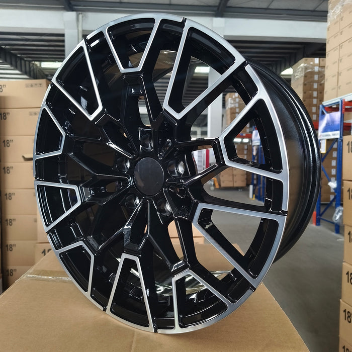 AW33 for BMW G20/G30 20x8.5 Inch +26 Offset Flow Form Wheels Gloss Black Machine Face