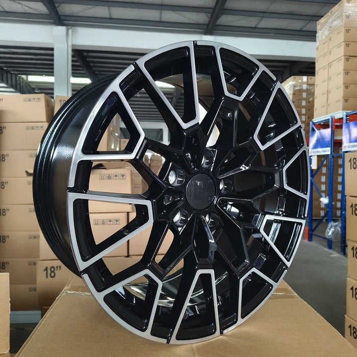 AW33 for BMW G20/G30 20x8.5 Inch +26 Offset Flow Form Wheels Gloss Black Machine Face