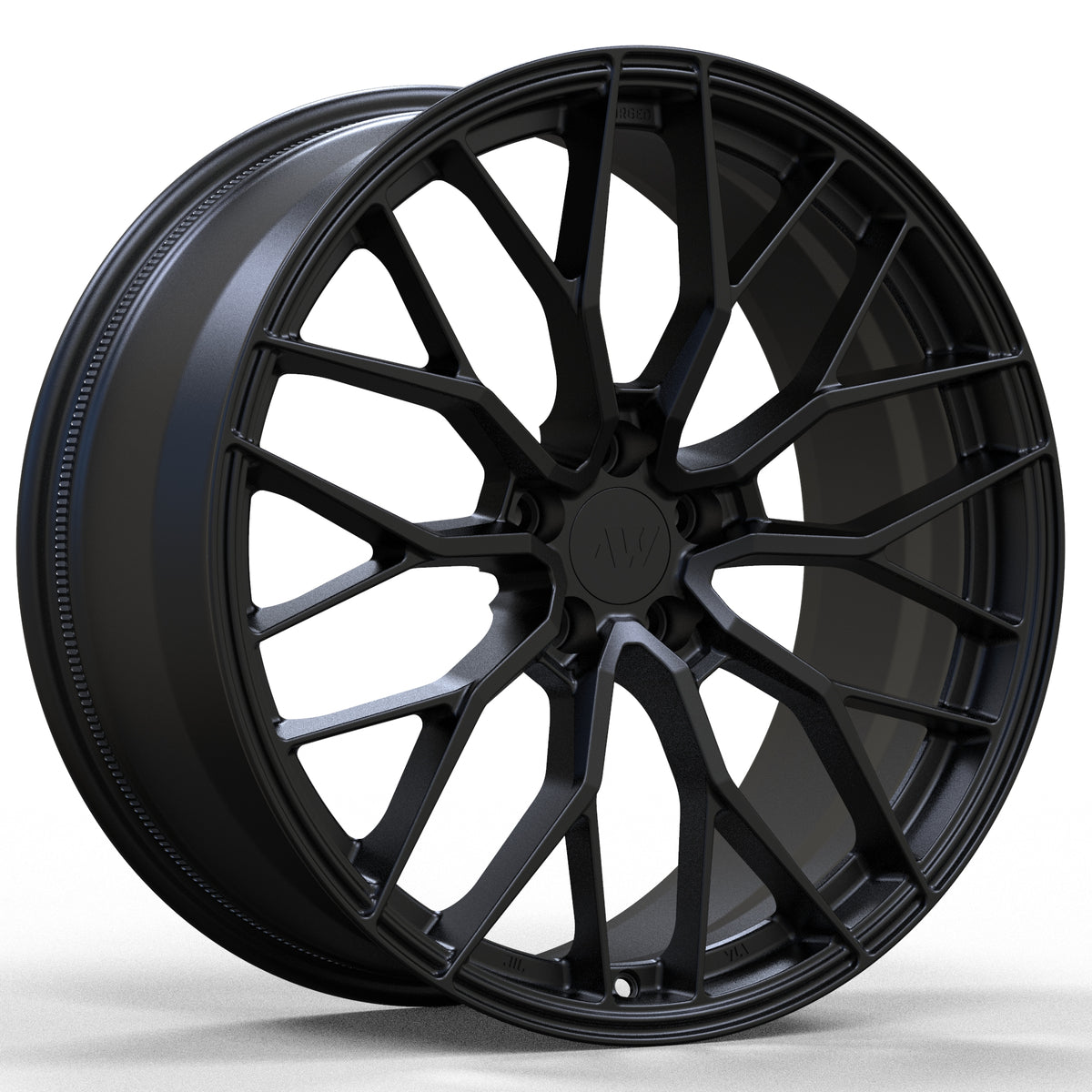AW11 for Porsche Cayenne (E3) 22x10 Inch +40 Offset Forged Wheels Satin ...
