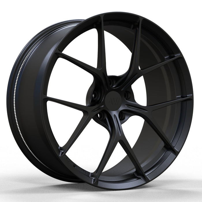 AWZZ for Tesla Model X 22x9.0" +35 Satin Black