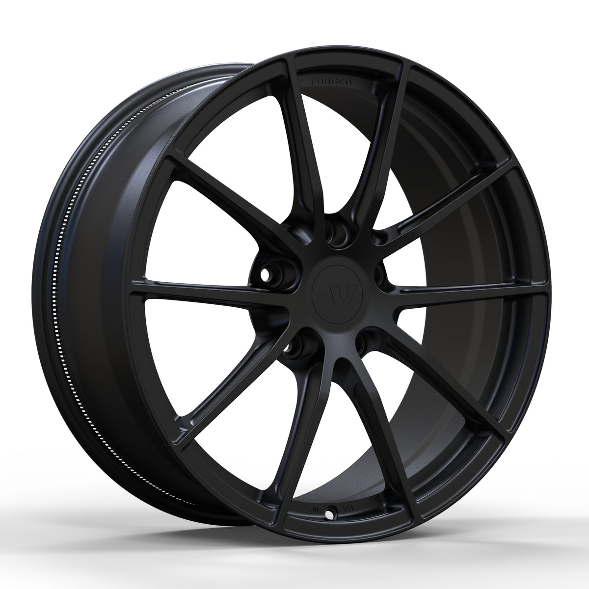 AWX for Rivian R1T/R1S 20x8.5 Inch +45 Offset Forged Wheels Satin