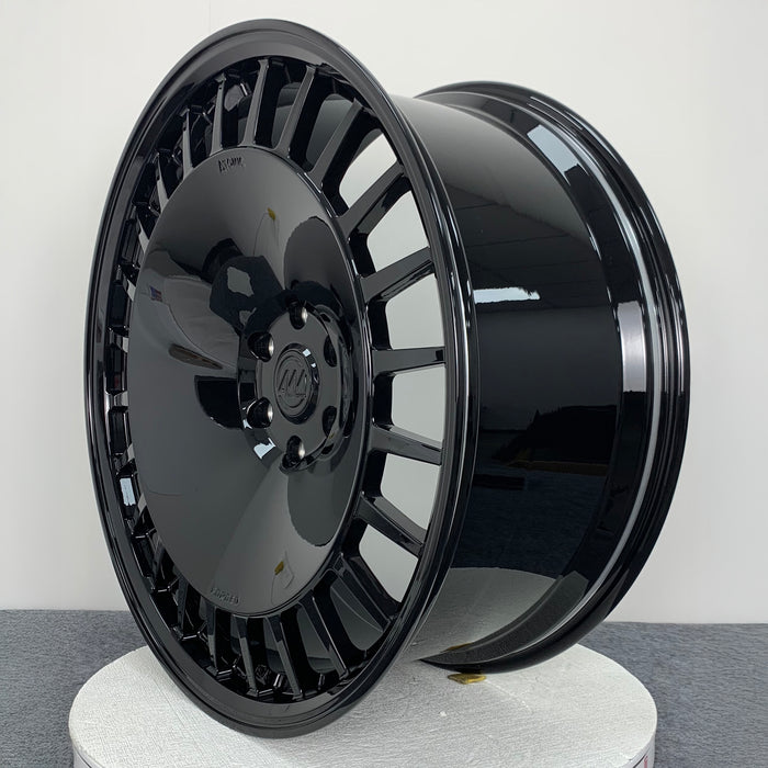 AWDX for Lincoln Navigator and Ford F-150 24x10 Inch +30 Offset Forged Wheels Gloss Black