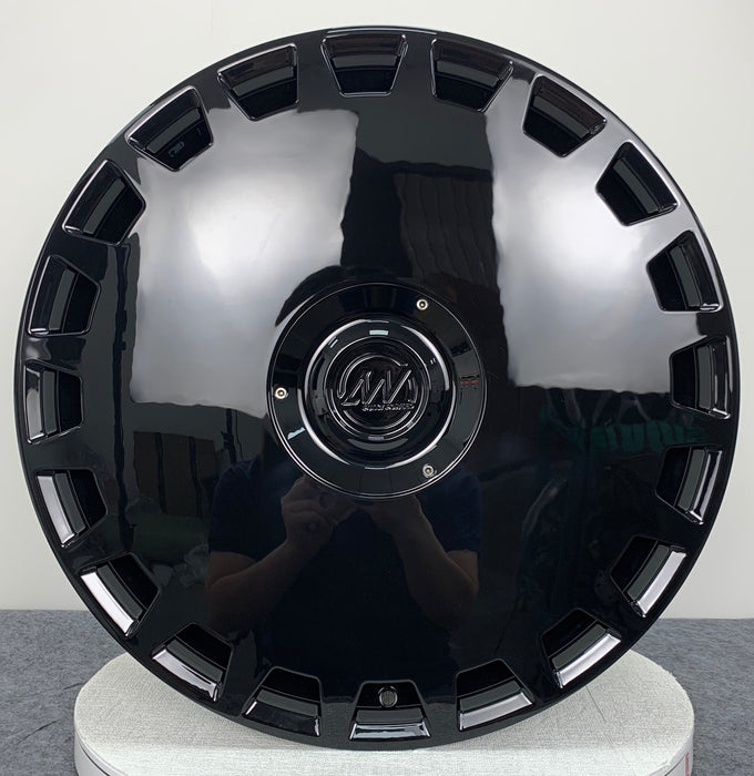 AWDF for Mercedes G-class 23x10 Inch +30 Offset Forged Wheels Gloss Black