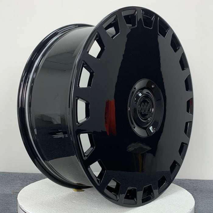 AWDF for Mercedes G-class 23x10 Inch +30 Offset Forged Wheels Gloss Black