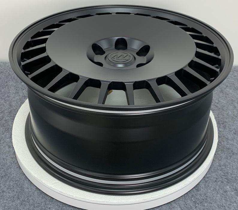 AWDX for Tesla Cybertruck 20x9.0 Inch +40 Offset Forged Wheels Satin Black
