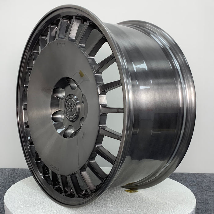 AWDX for Lincoln Navigator and Ford F-150 24x10 Inch +30 Offset Forged Wheels Gloss Brushed Grey