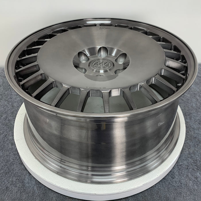 AWDX for Lincoln Navigator and Ford F-150 24x10 Inch +30 Offset Forged Wheels Gloss Brushed Grey