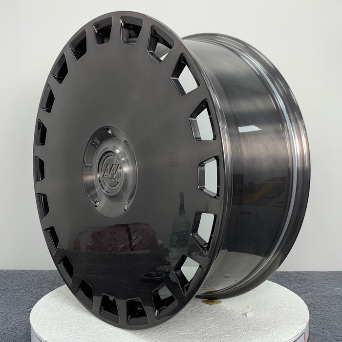 AWDF for Rivian R1T/R1S 20x8.5 Inch +48 Offset Forged Wheels Gloss Brushed Grey