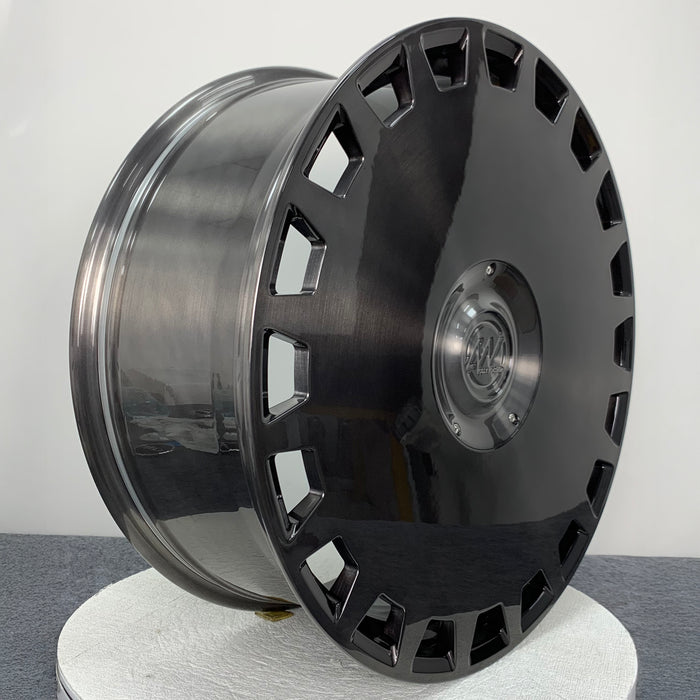 AWDF for Rivian R1T/R1S 20x8.5 Inch +48 Offset Forged Wheels Gloss Brushed Grey