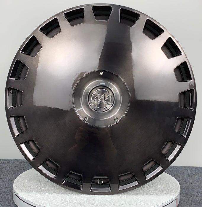 AWDF for Rivian R1T/R1S 20x8.5 Inch +48 Offset Forged Wheels Gloss Brushed Grey
