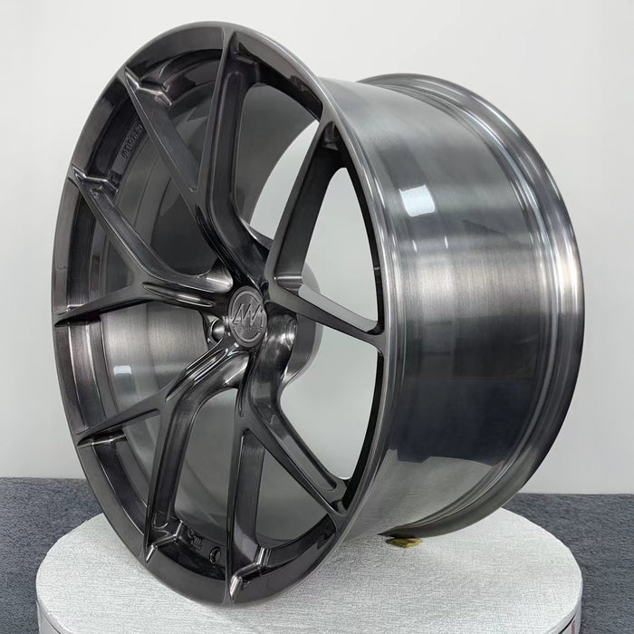 AWZZ for Hyundai IONIQ 5N 21x9.5 Inch +45 Offset Forged Wheels Gloss Brushed Grey