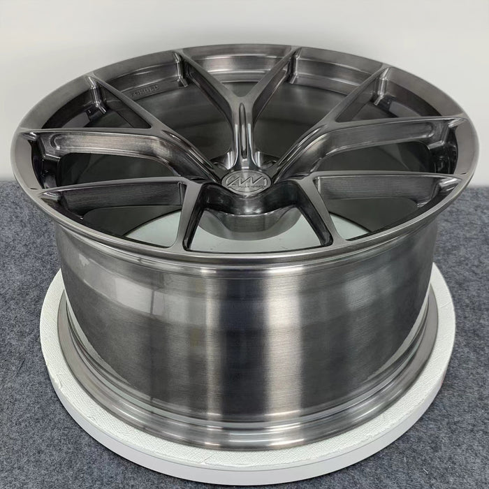 AWZZ for Hyundai IONIQ 5N 21x9.5 Inch +45 Offset Forged Wheels Gloss Brushed Grey