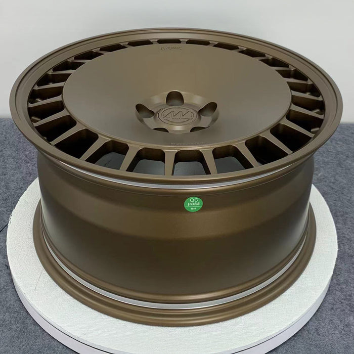 AWDX for Tesla Model 3/Y 18x8.5 Inch +30 Offset Forged Wheels Satin Bronze
