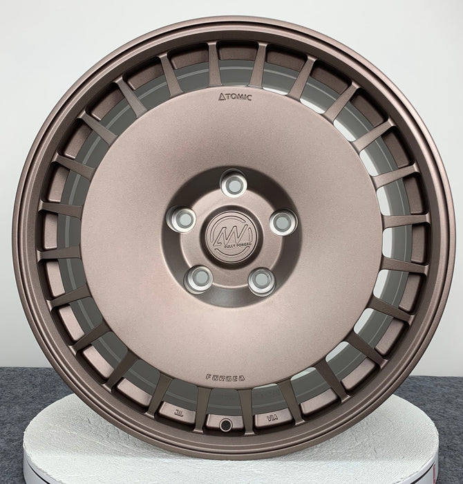 AWDX for Rivian R1T/R1S 20x8.5 Inch +45 Offset Forged Wheels Satin Bronze