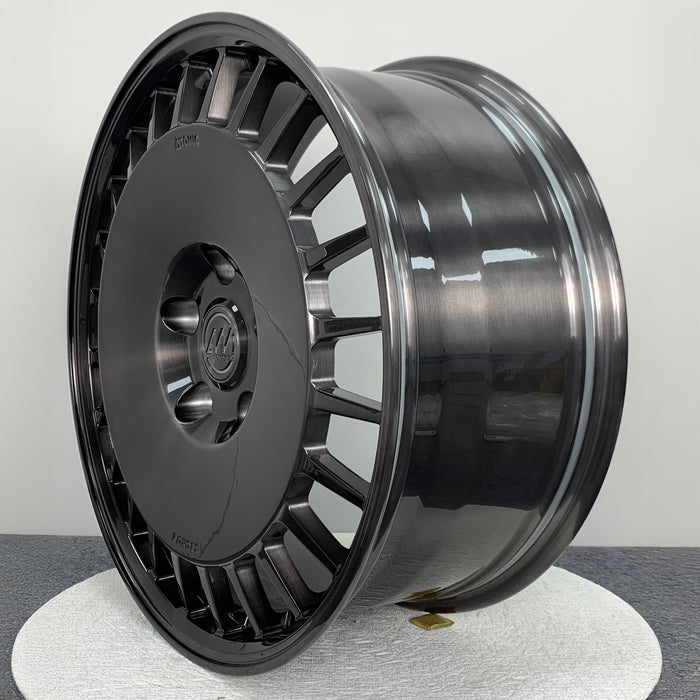 AWDX for Tesla Model 3/Y 18x8.5 Inch +30 Offset Forged Wheels Gloss Brushed Grey