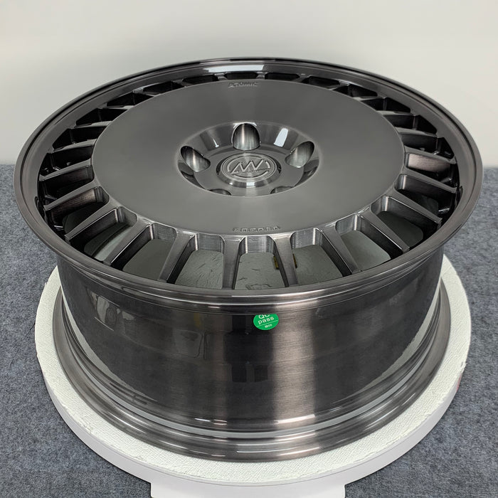 AWDX for Rivian R1T/R1S 20x8.5 Inch +45 Offset Forged Wheels Gloss Brushed Grey