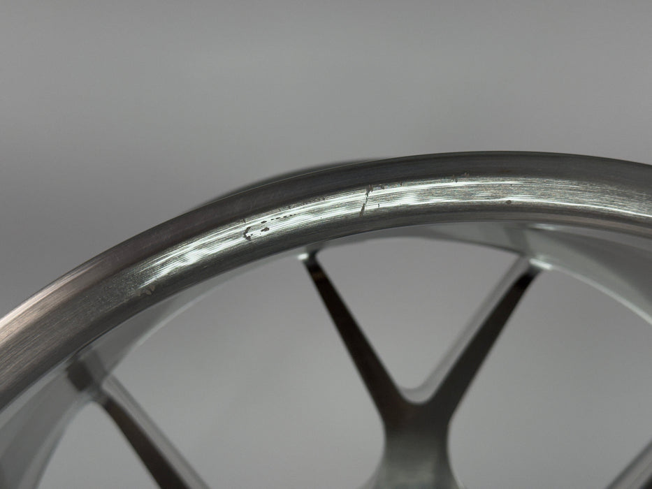 AWZZ 18"x8.5" Polished demo wheel for Tesla Model 3/Y — actual unit