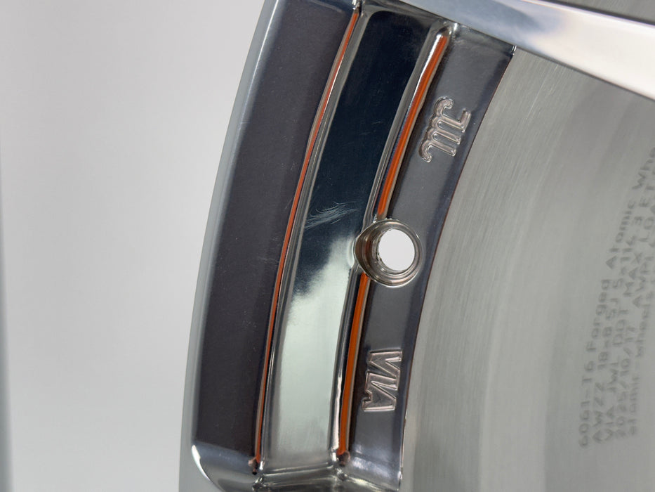 AWZZ 18"x8.5" Polished demo wheel for Tesla Model 3/Y — actual unit