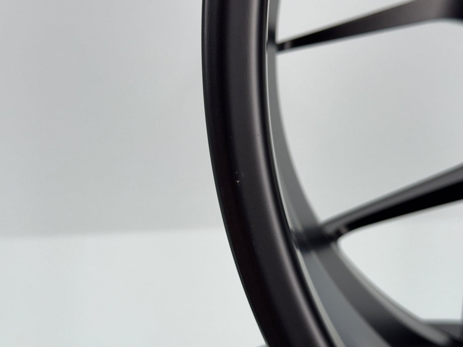 AWZZ 19"x9.5" Satin Black demo wheel for Tesla Model 3/Y — actual unit