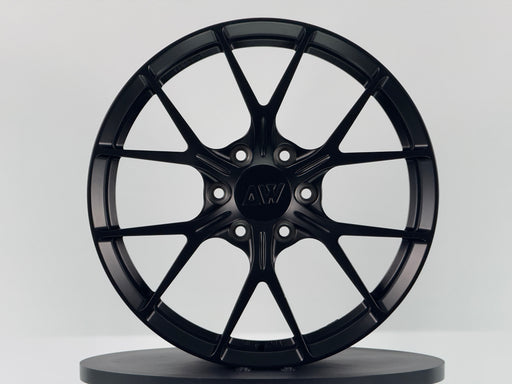 AWZZ Forged Wheel for Tesla Cybertruck — 20"x9.0" Satin Black | Outlet Demo 5/10