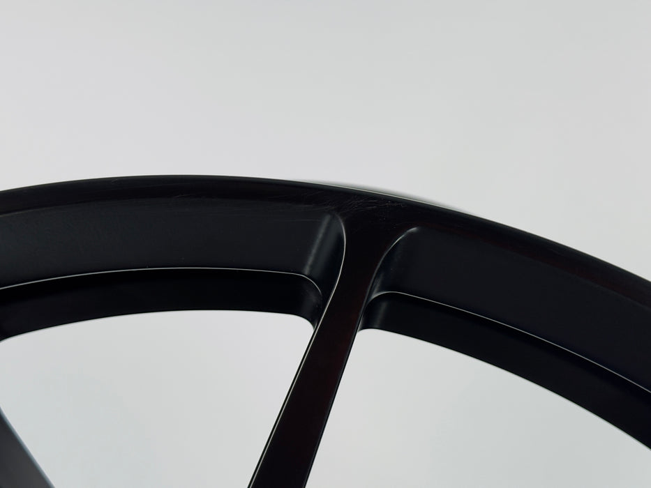 AWZZ 20"x9.0" Satin Black demo wheel for Tesla Cybertruck — actual unit