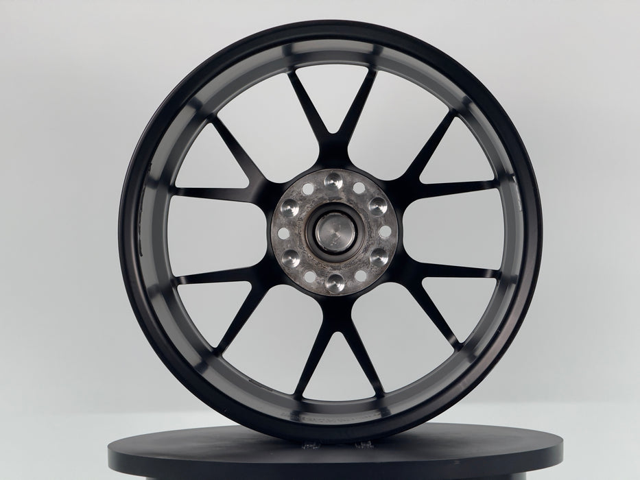 AWZZ 20"x9.0" Satin Black demo wheel for Tesla Cybertruck — actual unit