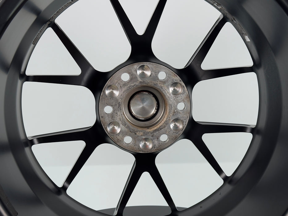 AWZZ 20"x9.0" Satin Black demo wheel for Tesla Cybertruck — actual unit