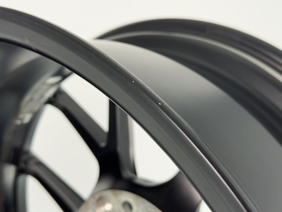 AWZZ 20"x9.0" Satin Black demo wheel for Tesla Cybertruck — actual unit