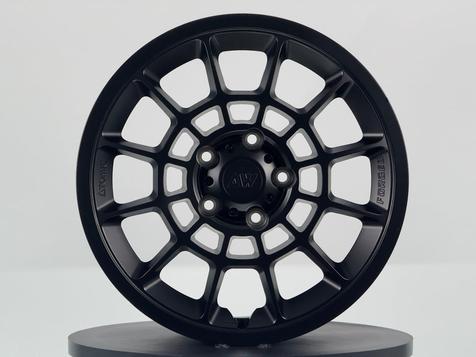 AW08 20"x8.5" Satin Black demo wheel for Rivian R1T/R1S — actual unit