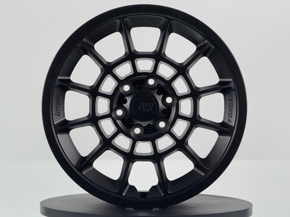 AW08 20"x9.0" Satin Black demo wheel for Tesla Cybertruck — actual unit