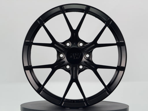 AWZZ Forged Wheel for Tesla Cybertruck — 20"x9.0" Satin Black | Outlet Demo 7.5/10