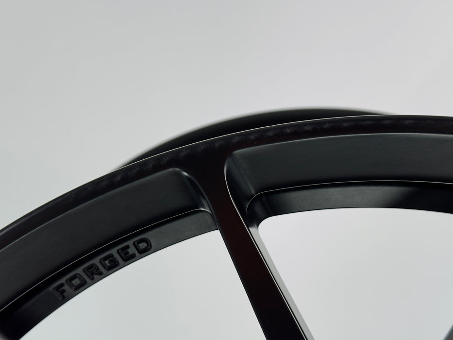 AWZZ 20"x9.0" Satin Black demo wheel for Tesla Cybertruck — actual unit