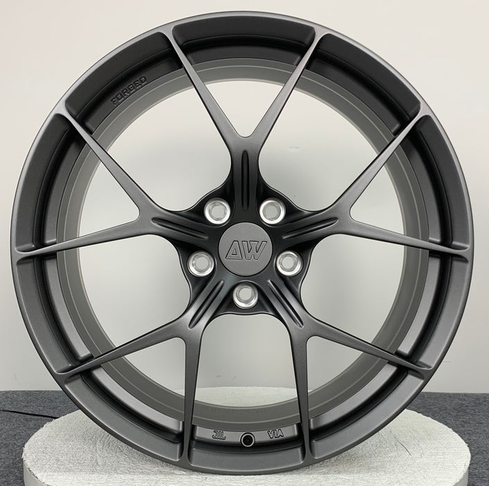 AWZZ for Tesla Model 3/Y 19x9.5 +35 Satin Gunmetal