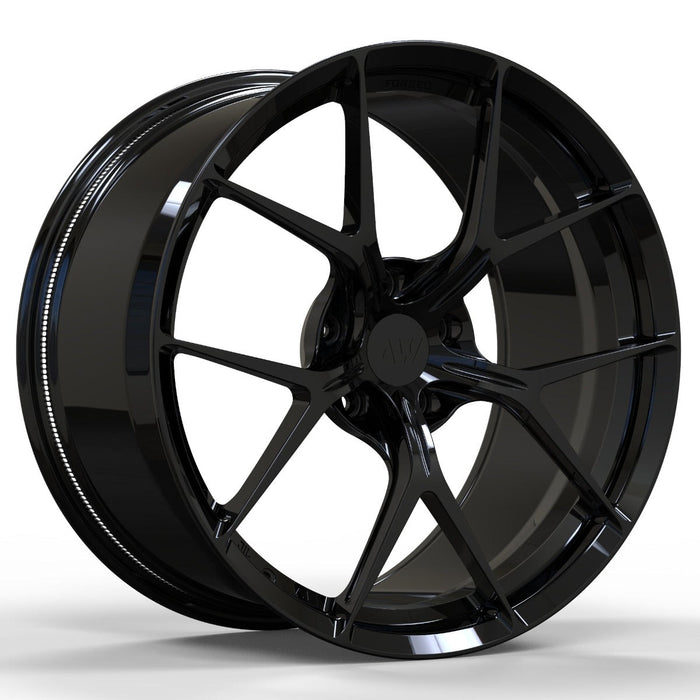 AWZZ for Tesla Model S/X 20x9.5" +35 Gloss Black