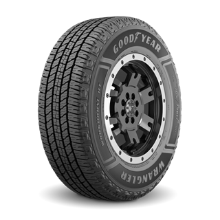 Goodyear Wrangler Workhorse HT — manufacturer model illustration. Tires only; wheels not included. Sidewall markings vary by size.