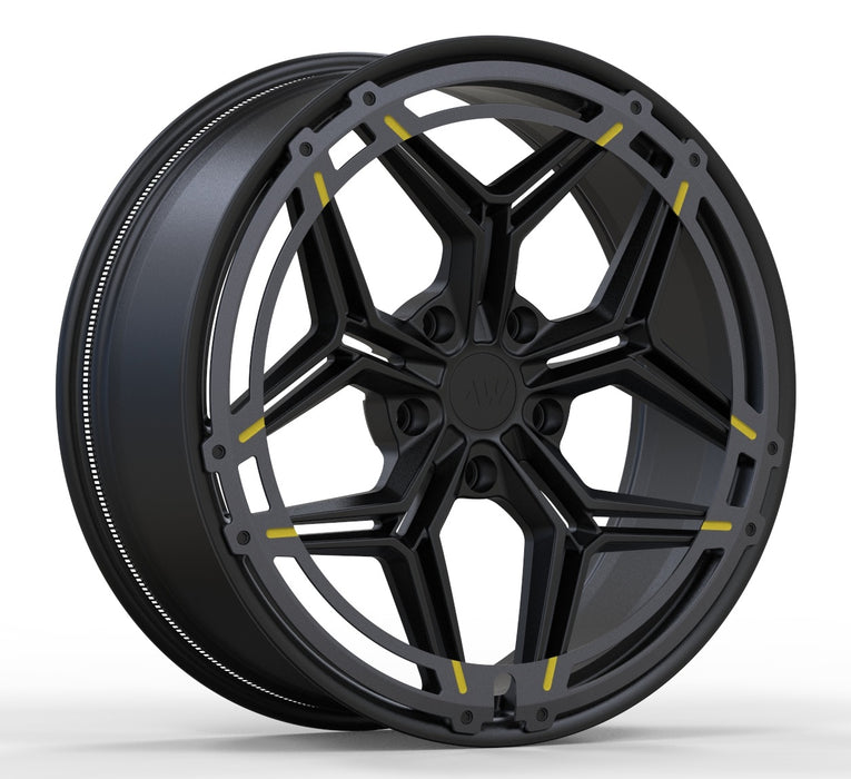 Custom draft Monoblock Forged Wheels AWR1