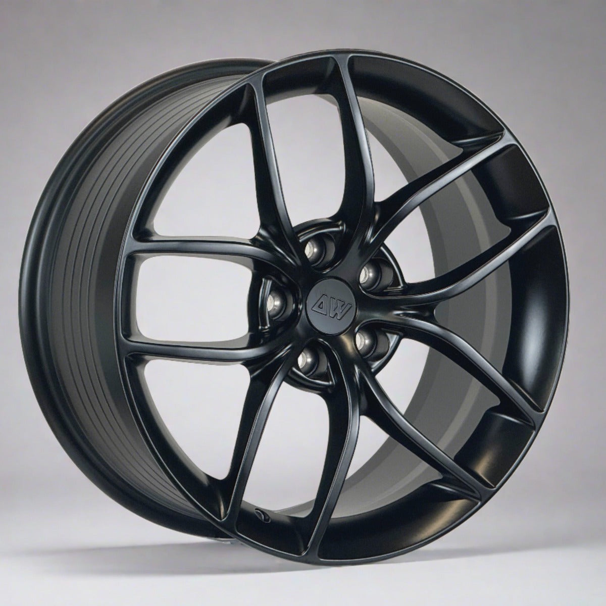 AW21 for Tesla Model 3/Y 18x8.5 Inch +35 Offset Flow Form Wheels Satin Black