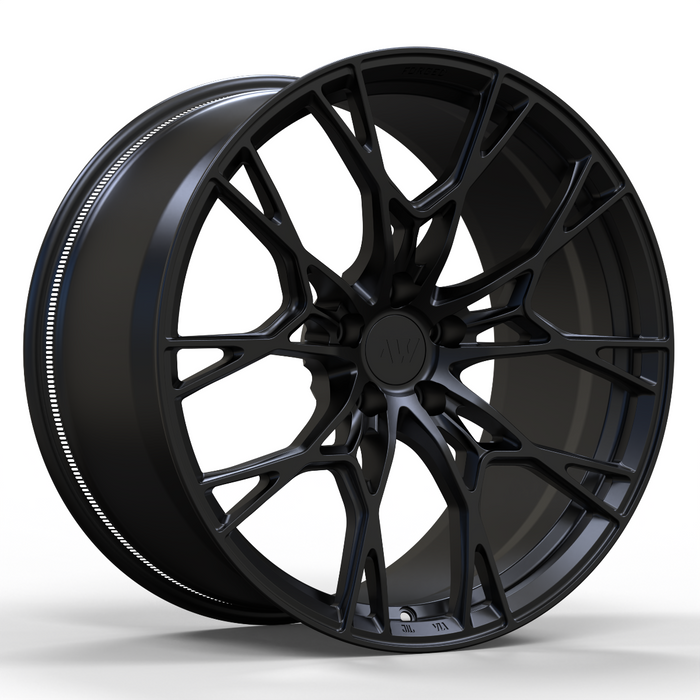 AW05 for Tesla Model X Satin Black 20x9.0" +40 Front